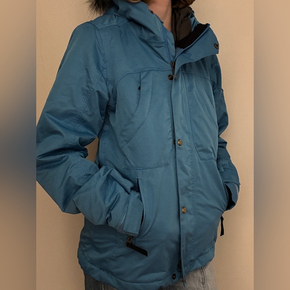 Women’s Snowboard Coat Bonfire TuffDry Mystic Heat - GOLD 20k-15k - Picture 3 of 12